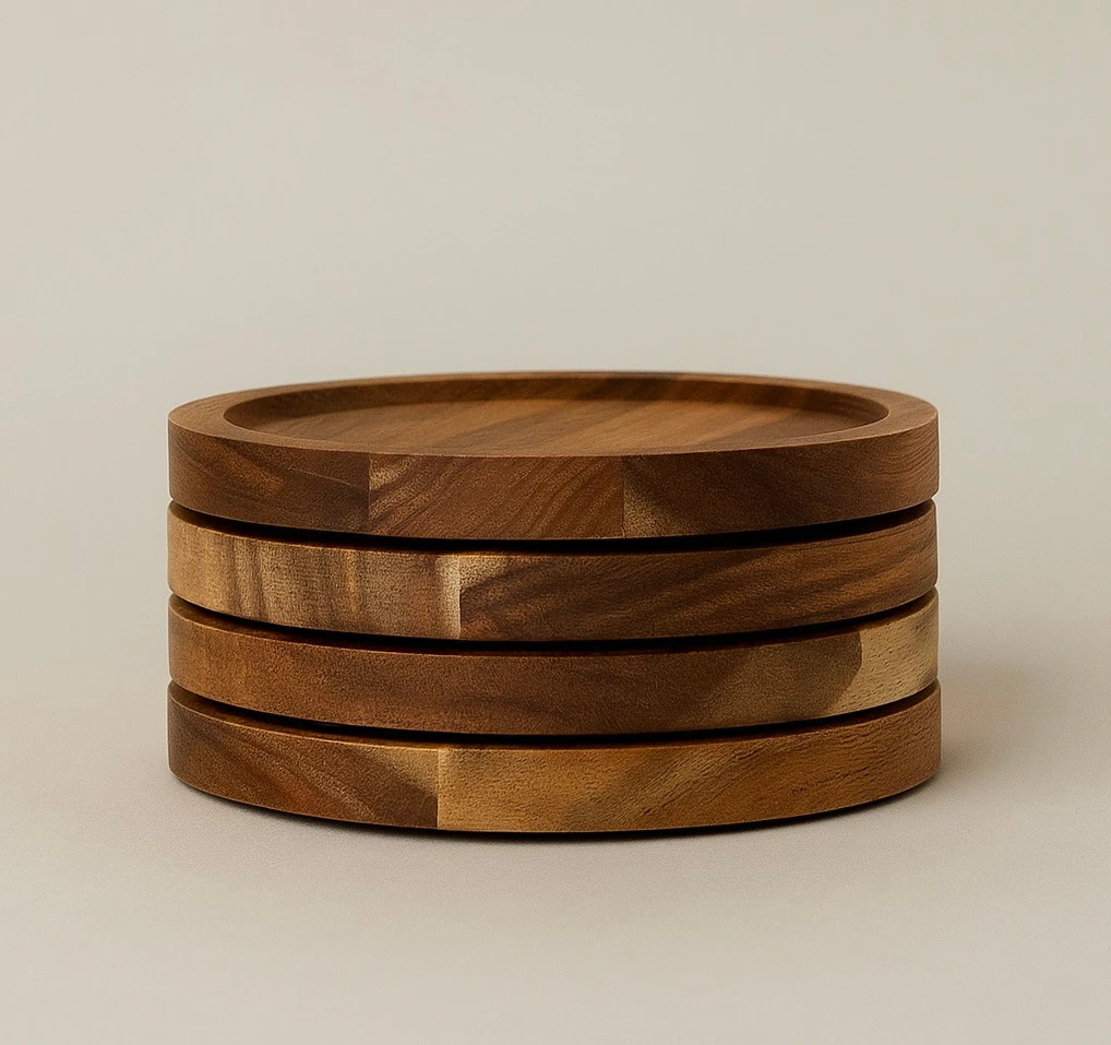 Wood Circle Coasters